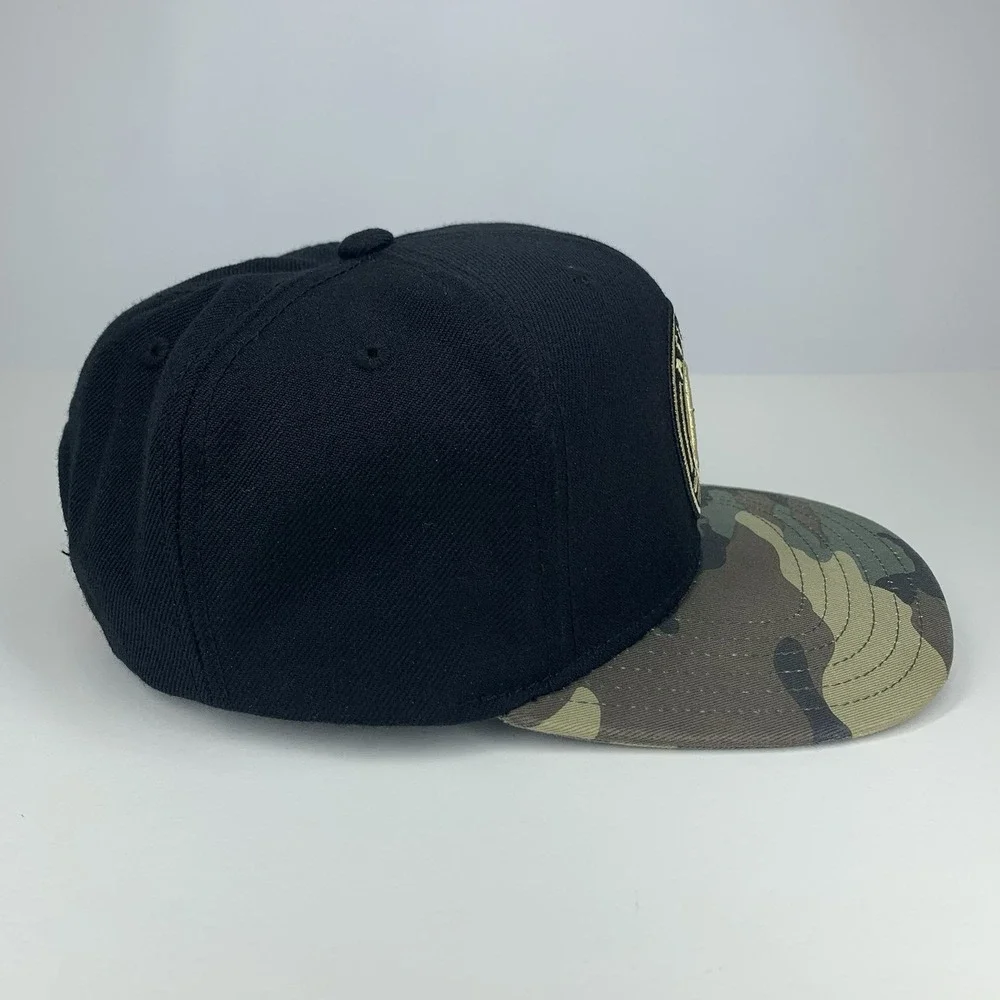 Atlanta United FC Hat YOUTH Football Club MLS Adidas Camo OSFM Snap Baseball Cap
